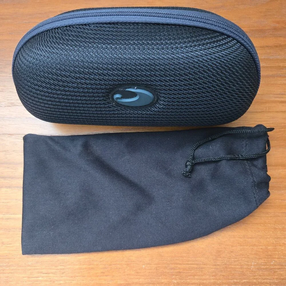 NWOT Costa Sunglasses Zipper Case, Black